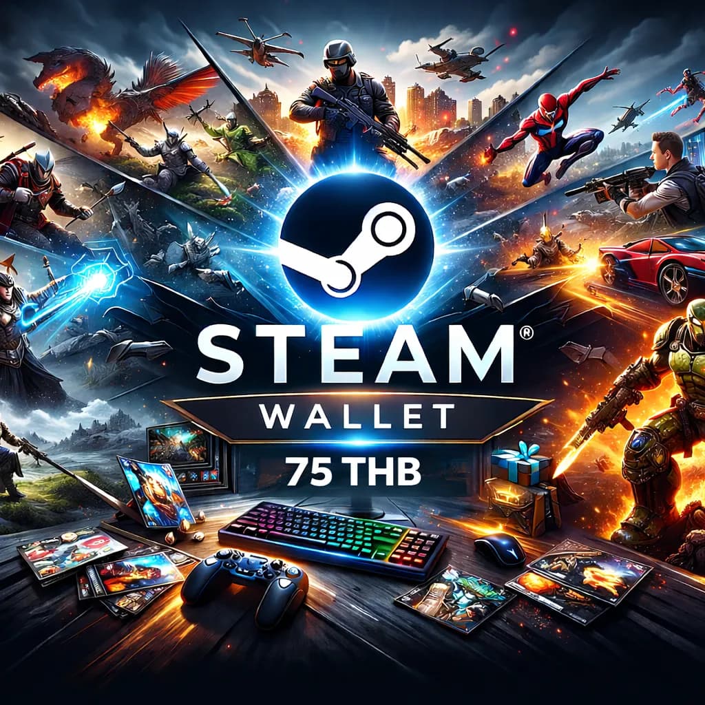 Steam wallet 75 THB