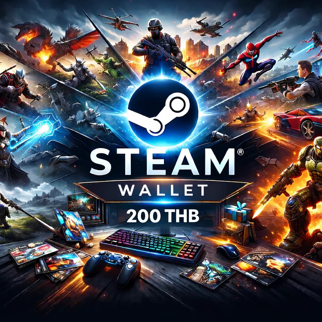 Steam wallet 200 THB