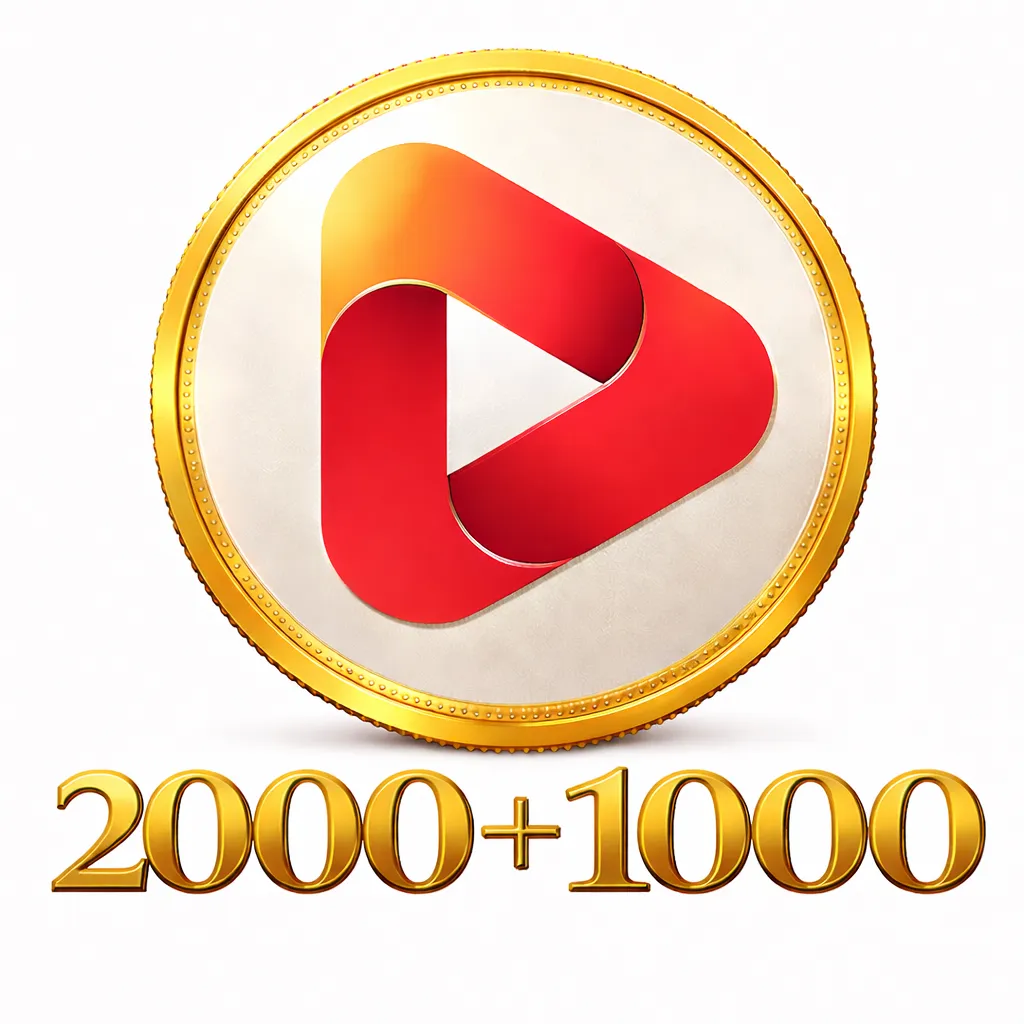 2000 เหรียญ + 1000 โบนัส 699 บาท / 19.99 USD