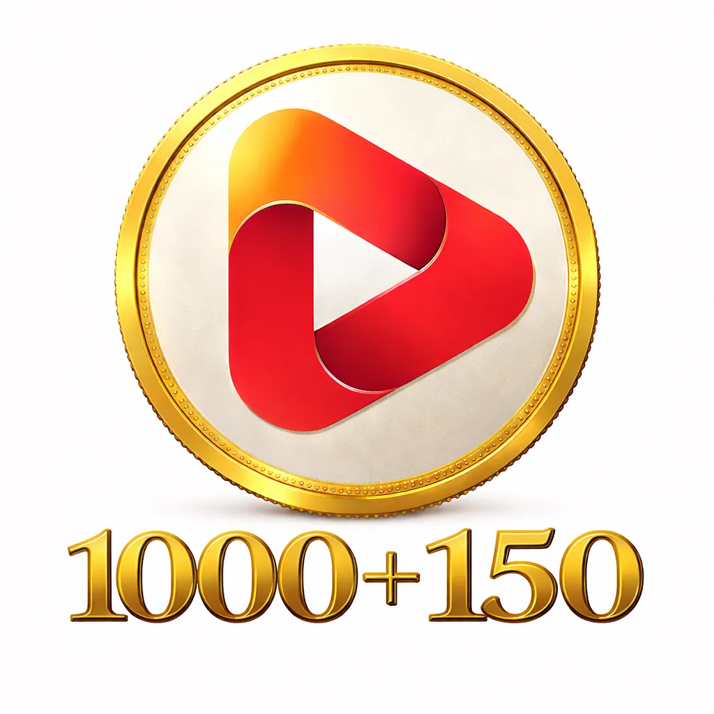 1000 เหรียญ + 150 โบนัส 399 บาท / 9.99 USD