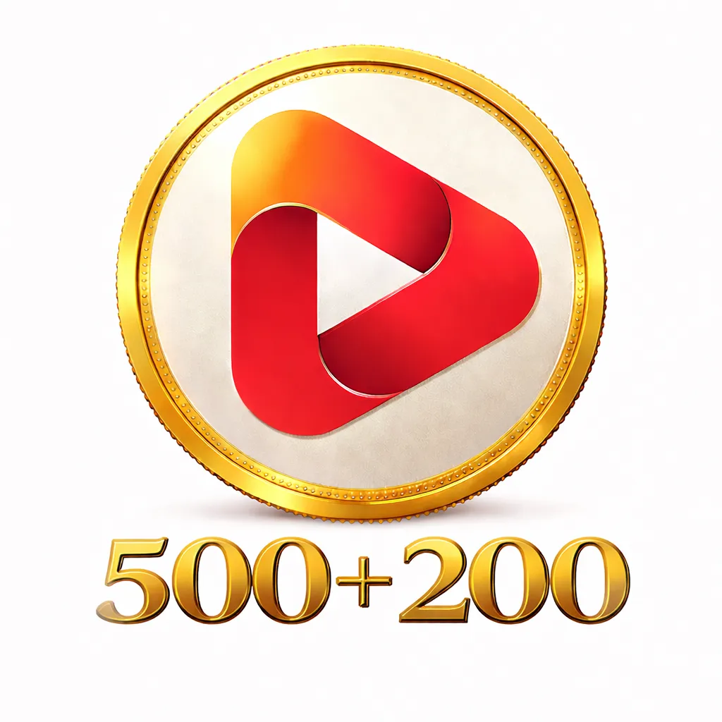 500 เหรียญ + 200 โบนัส 199 บาท / 4.99 USD